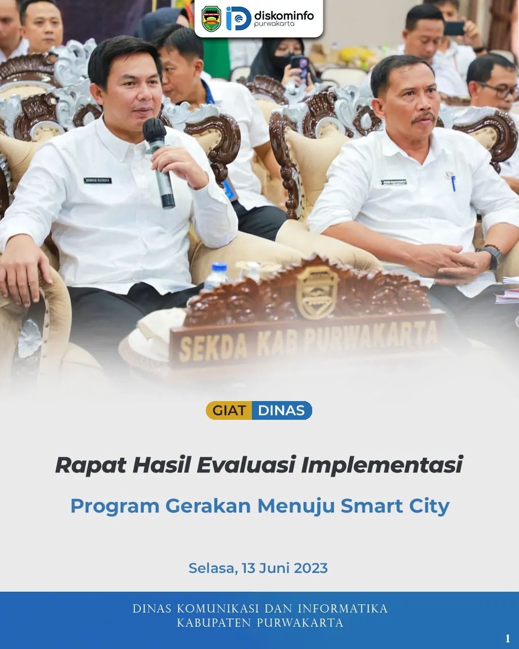 Rapat Hasil Evaluasi Implementasi Program Gerakan Menuju Smart City Data Kabupaten Purwakarta 0154