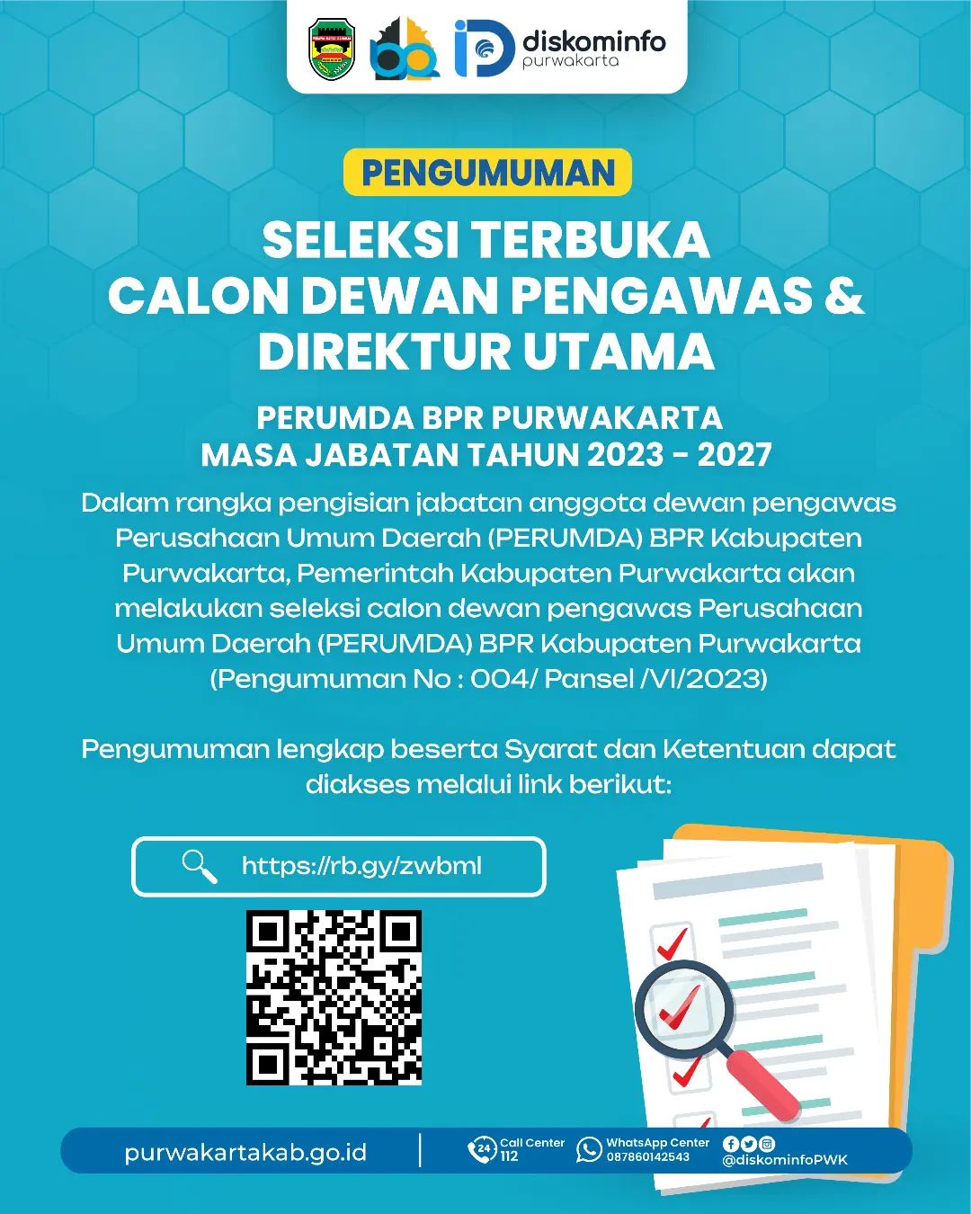 SELEKSI TERBUKA CALON DEWAN PENGAWAS DAN DIREKTUR UTAMA | Data ...